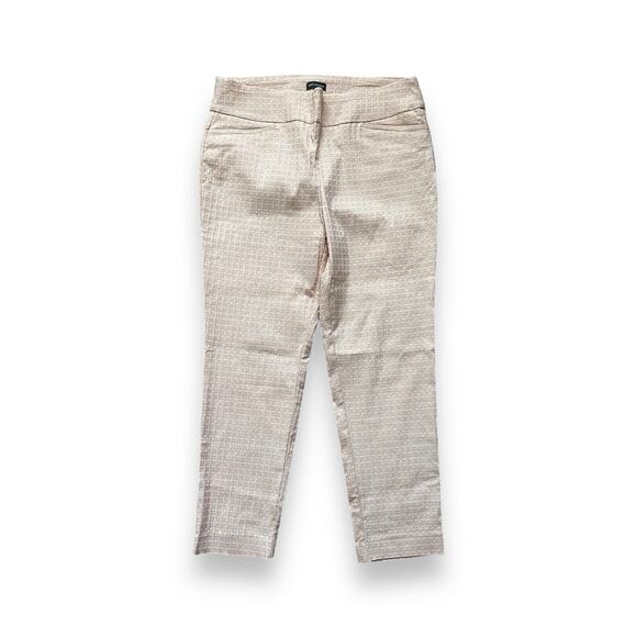 New Van Heusen Pink Textured Pull On Stretch Trouser Work Pants Career Size 16 - Picture 2 of 5